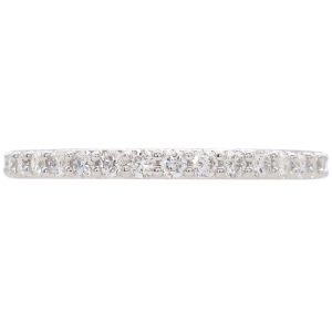 0.33ctw Diamond Band Ring 14K White Gold front