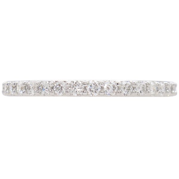 0.33ctw Diamond Band Ring 14K White Gold front