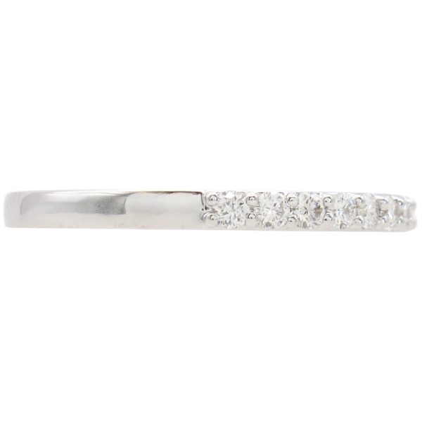 0.33ctw Diamond Band Ring 14K White Gold side