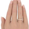 0.33ctw Diamond Band Ring 14K Gold worn