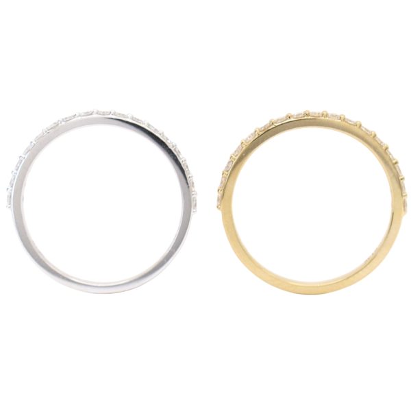 0.33ctw Diamond Band Ring 14K Yellow or White Gold profile