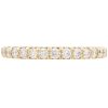 0.46ctw Diamond French Pave Band Ring in 14K Yellow Gold front