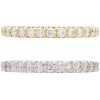 0.46ctw Diamond French Pave Band Ring in 14K Yellow or White Gold