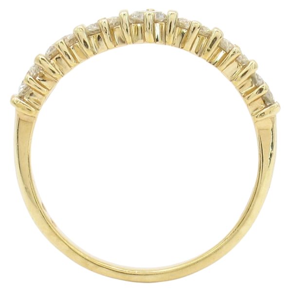 0.70ctw Diamond Band Ring 14K Gold profile