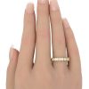 0.70ctw Diamond Band Ring 14K Gold worn