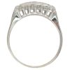 0.78ctw Diamond Three-Row Band Ring 14K White Gold profile