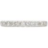 0.81ctw Diamond Eternity Band Ring 14K White Gold