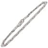 1.14ctw Diamond Tennis Bracelet 14K White Gold Front