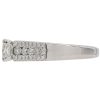 1.21ctw Princess Cut Diamond Engagement Ring 14K White Gold Side Profile