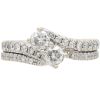 1.22ctw Diamond Toi Et Moi Ever Us Ring 14K White Gold