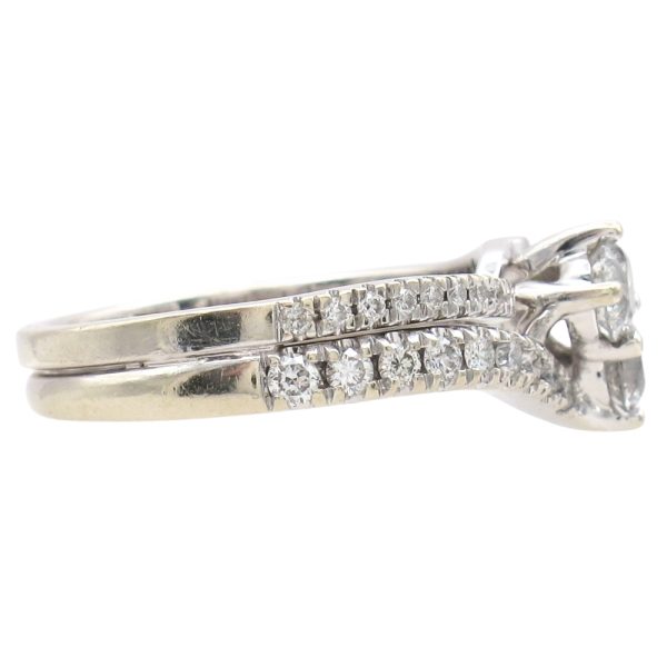 1.22ctw Diamond Toi Et Moi Ever Us Ring 14K White Gold side