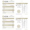 1.50 carat Round Diamond GIA Solitaire Stud Earrings White Gold Cert 83439