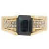 2.04ctw Blue Spinel Ring with Diamond Accent 14K Gold