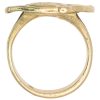 Art Nouveau Ladies Profile Relief Ring 14K Gold profile