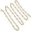 Filigree Link Necklace 14K Gold 24 Length full