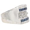 Le Vian 1.41ctw Diamond & Sapphire Wide Band Ring 18K Gold side