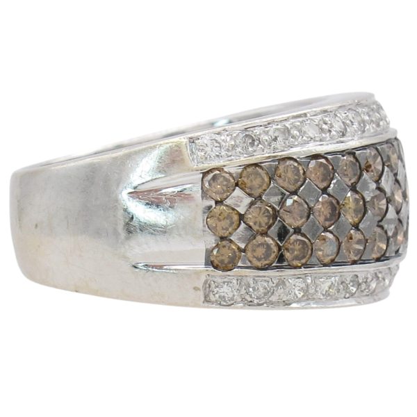 Le Vian 1.50ctw Chocolate Diamond Wide Band Ring 14K Gold side