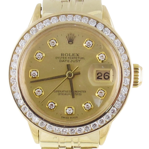 Pre-Owned Ladies Rolex 26mm Datejust (1970's) 18kt Yellow Gold Model 6517