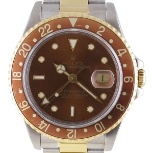 Pre-Owned Rolex 40MM GMT Master II (1990) Two Tone #16713