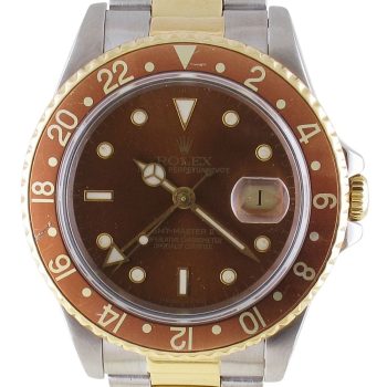 Pre-Owned Rolex 40MM GMT Master II (1990) Two Tone #16713