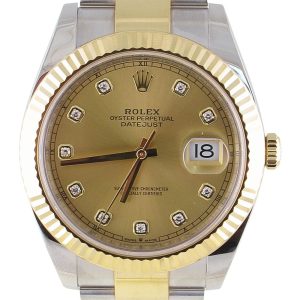 Pre-Owned Rolex 41MM Datejust (2022) Two Tone#126333