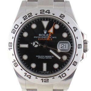 Pre-Owned Rolex 42MM Explorer II (2011) Stainless Steel 216570