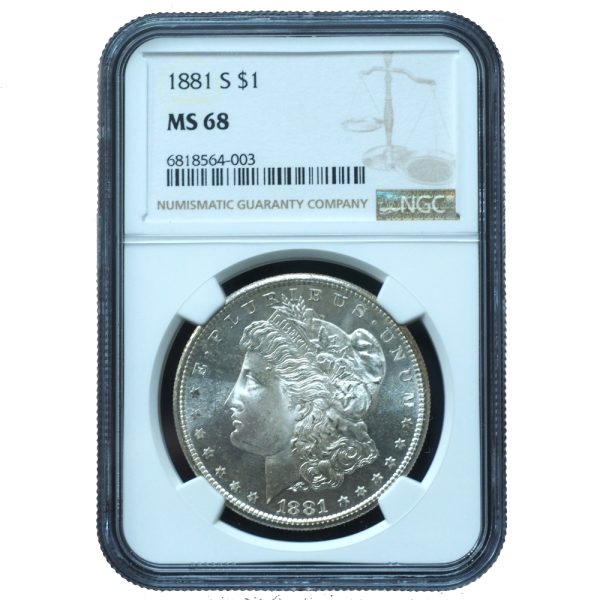 1881-S Morgan Dollar MS68 NGC Certified