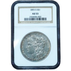 1893-S Morgan Dollar AU53 NGC Certified