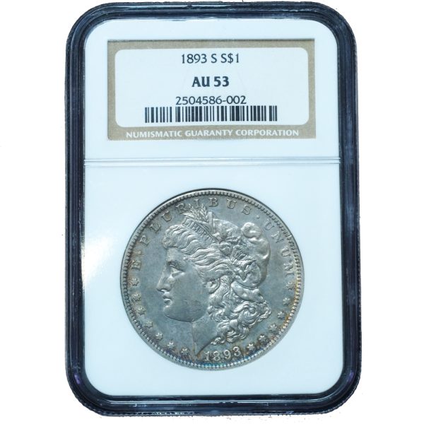 1893-S Morgan Dollar AU53 NGC Certified