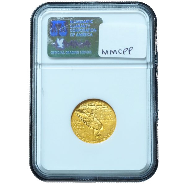 1909-O $5 Gold Indian Half Eagle AU55 NGC Certified
