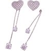 CZ Heart Earring