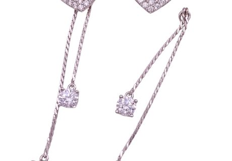 CZ Heart Earring