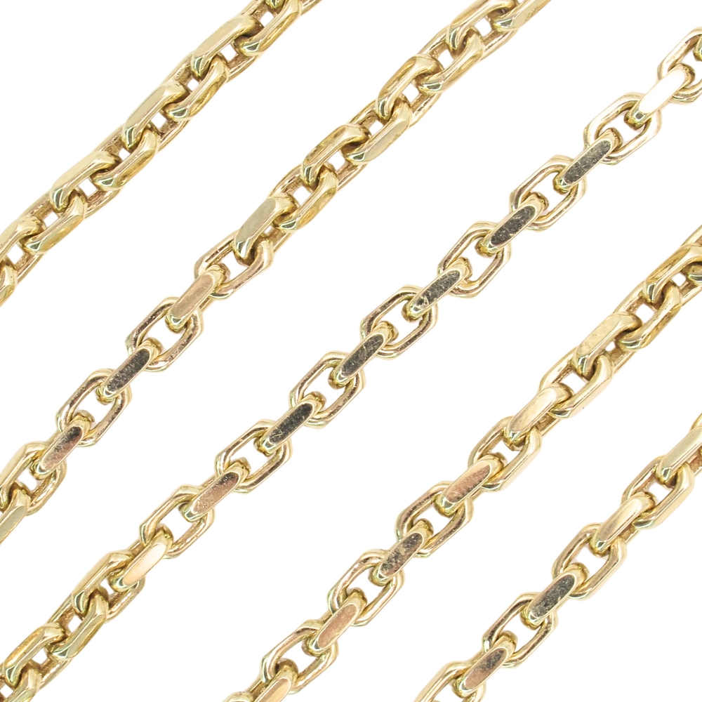 Chunky Cable Chain Necklace 14K Gold 20 Inch Length
