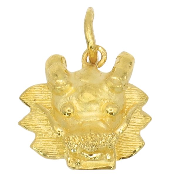 Foo Dog Charm 24K Gold