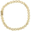 Heart Link Line Bracelet 14K Gold