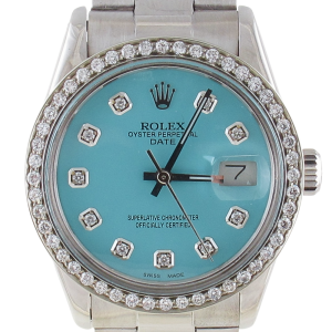 Pre-Owned Rolex 34MM Date (1982) Stainless Steel Model 15000