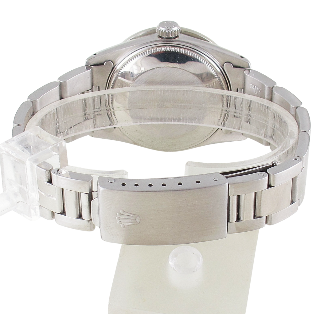 Pre-Owned Rolex 34MM Date (1982) Stainless Steel Model 15000 back