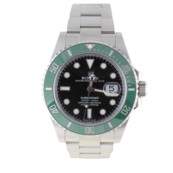 Pre-Owned Rolex 41MM Stainless Steel Submariner (Starbucks) (2022) Model 126610LV Front