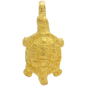 Turtle or Tortoise Charm Solid 24K Gold