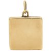 Vintage Square Locket Charm 14K Gold