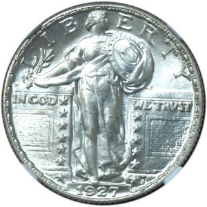 1927 Standing Liberty Quarter MS64 FH NGC