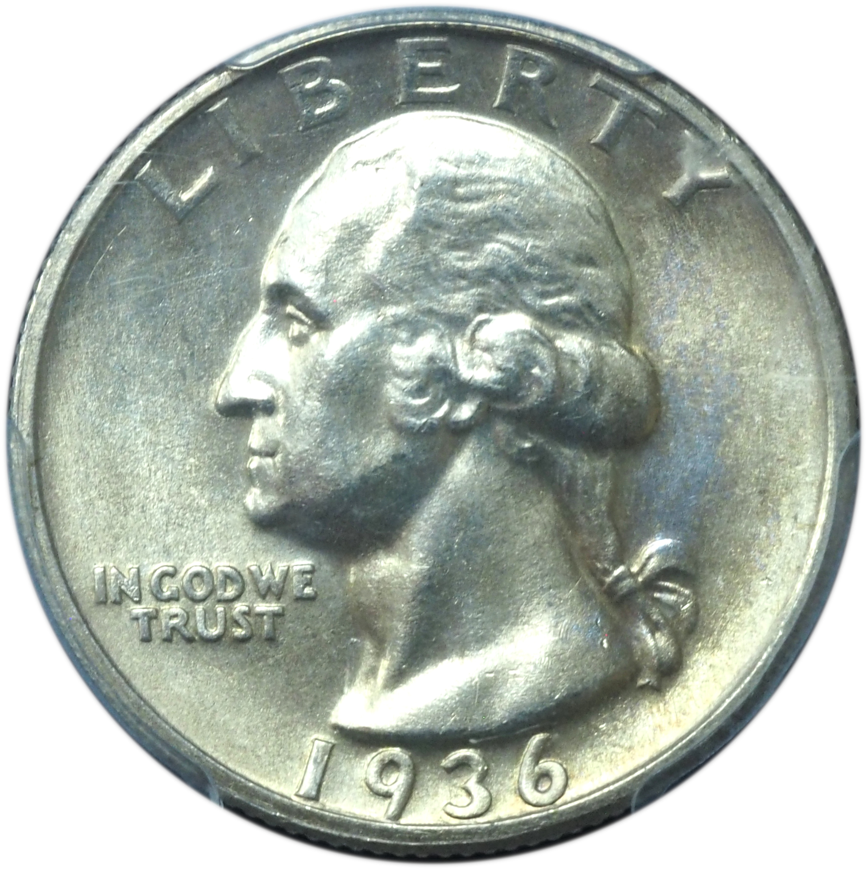 1936-D Washington Quarter MS64 PCGS – Brilliant Denver Mint Silver Gem