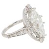 4.50 carat Marquise Diamond Engagement Ring Side