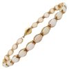 7.2ctw Oval Opal Line Bracelet 14K Yellow Gold