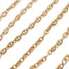 Gucci Link Chain Necklace 14K Gold 20 Length