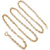 Gucci Link Chain Necklace 14K Gold 20 Length full