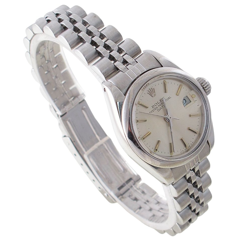 Pre-Owned Ladies Rolex 26MM Date (1981) Stainless Steel Model 6916 Right