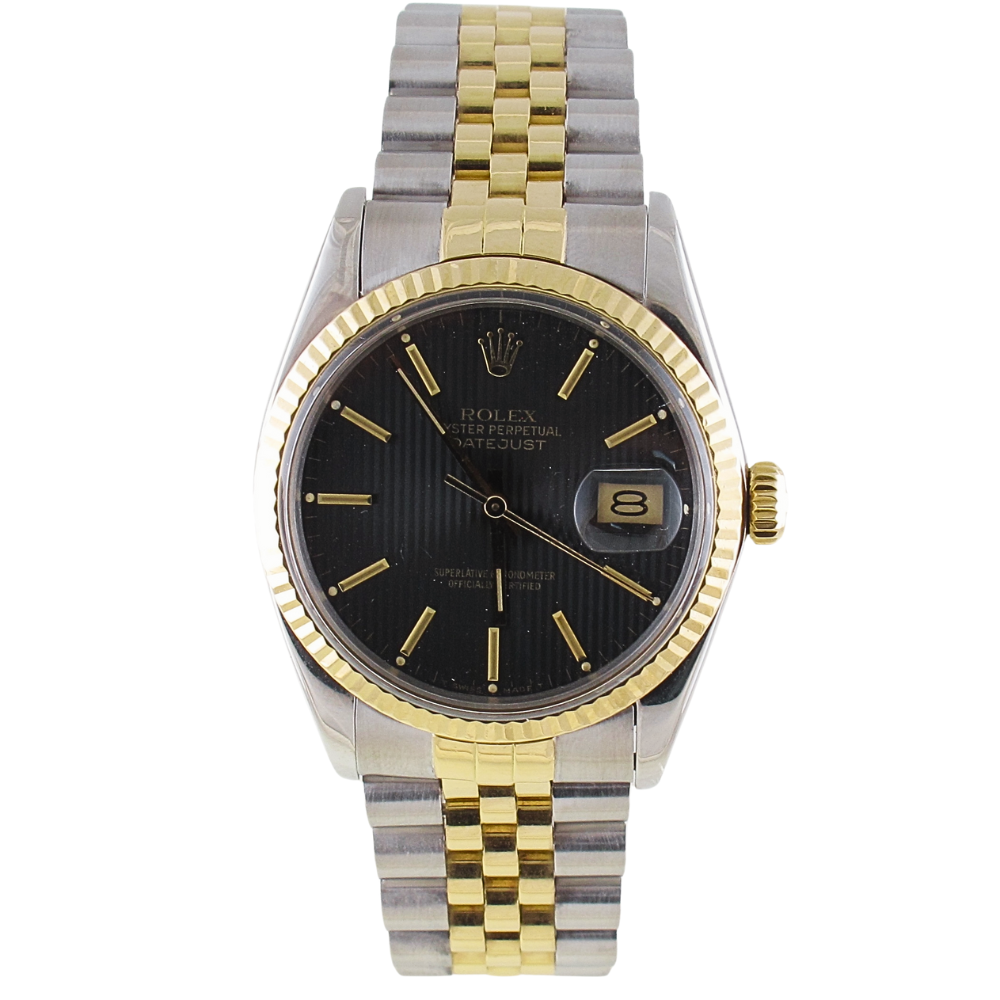 Pre-Owned Rolex 36MM Two Tone Datejust (1984) 16013 Front