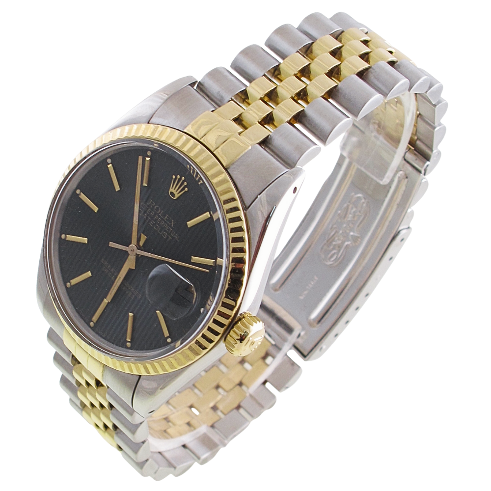 Pre-Owned Rolex 36MM Two Tone Datejust (1984) 16013 Left