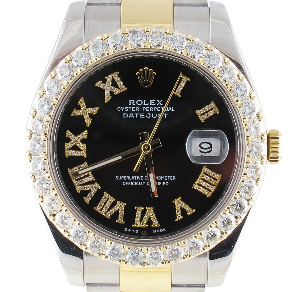 Pre-Owned Rolex 41MM Datejust II (2016) Two Tone 116333 Front Close